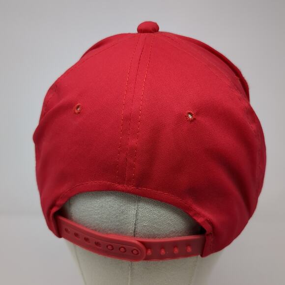 Pontiac GMC Strapback Trucker Hat Red One Size Rope YoungAn Hat Vintage - Picture 7 of 10